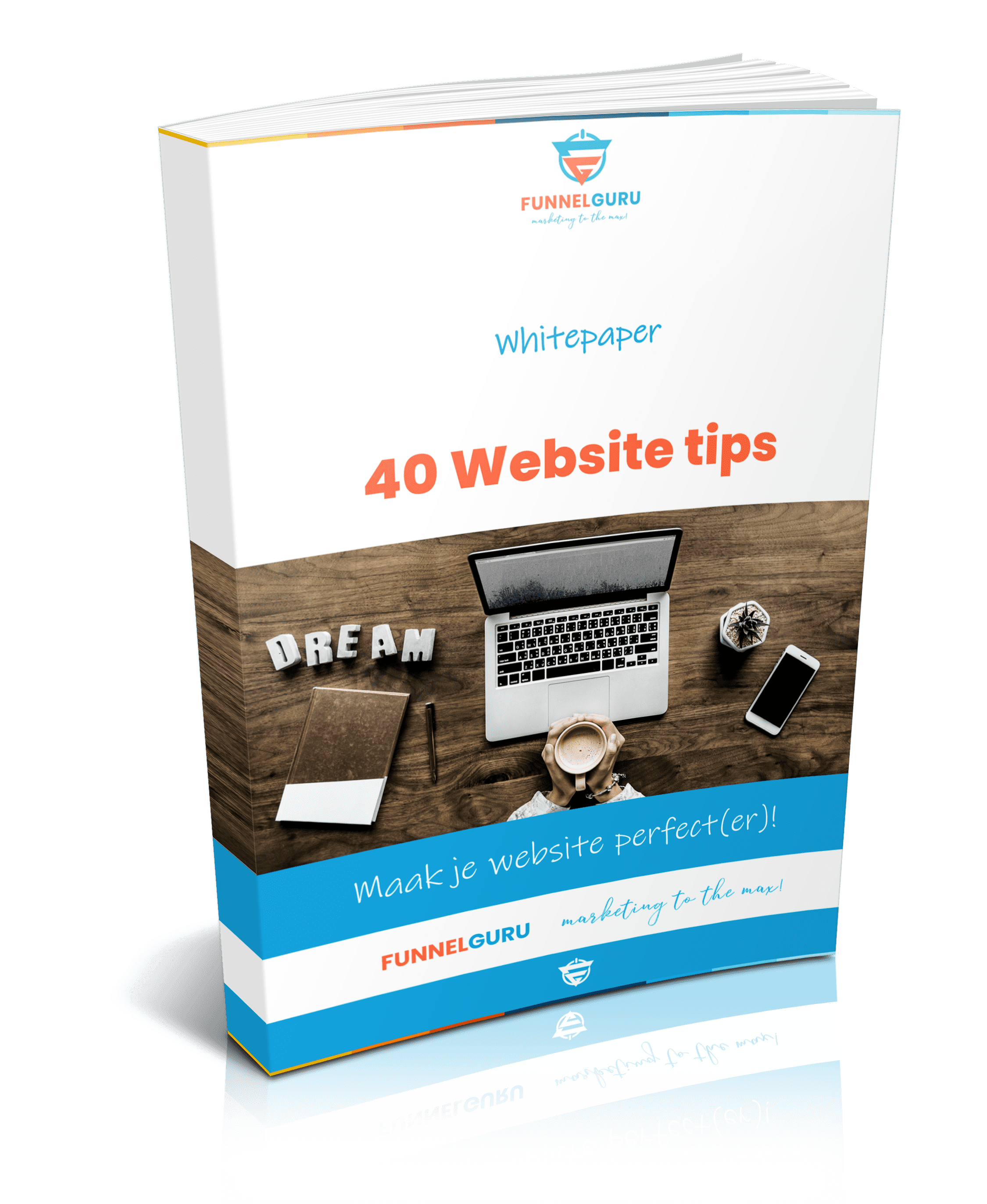 Ons e-book met 40 supertips voor de beste website ooit
